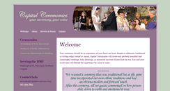 Desktop Screenshot of capitalceremonies.com